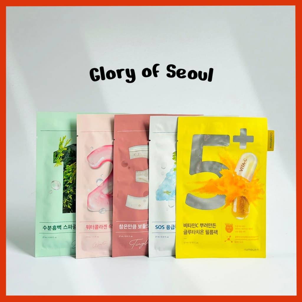 [Numbuzin] Sheet Mask Collection No.1 / No.2 / No.3 / No.4 / No.5