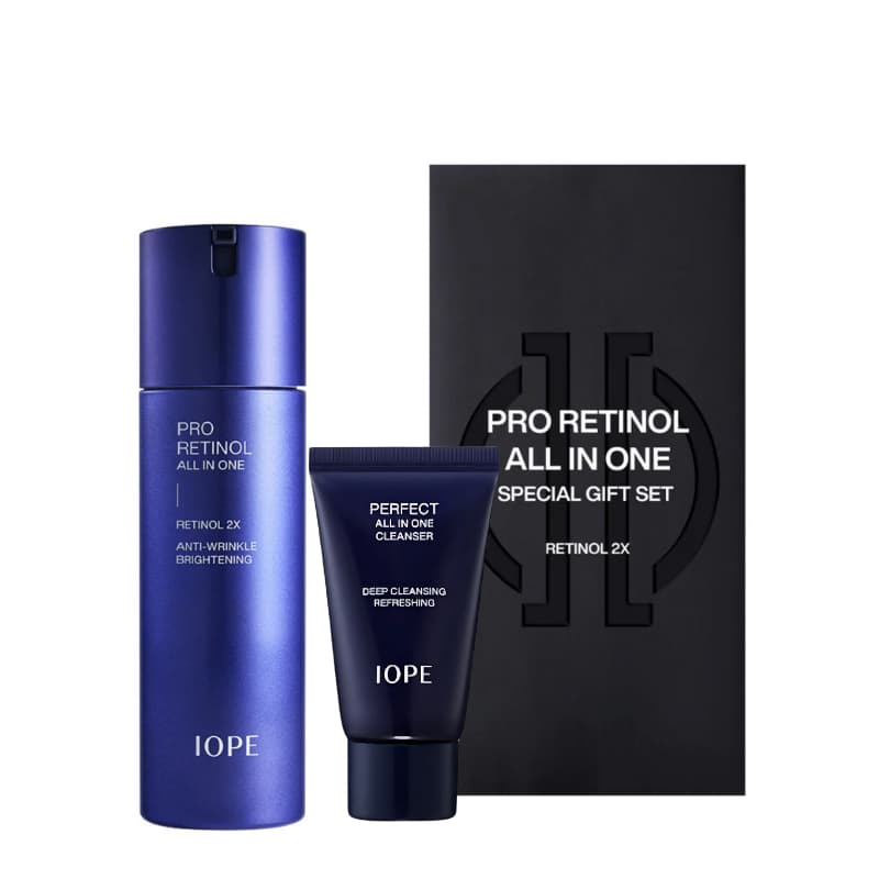 Conjunto Tudo Em Um IOPE Men Pro Retinol (Data De Validade : 2028.01)