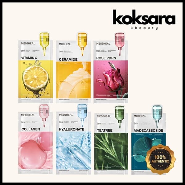 Mediheal Essential Mask Pack 1 Sheets High-Function 7 Types