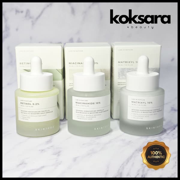 Skin1004 Madagascar Centella Boosting Shot Ampoule 30ml 3types(Retinol 0.2%, Niacinamide 10%, Matrixyl 10%)