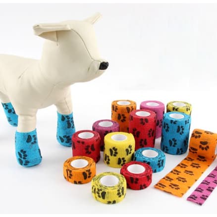 Sapatos Autoadesivos Para Bandagem Animais De Estimação DoggyEye – Descartáveis | Conjunto De 10 Unidades Tamanhos S/M/L