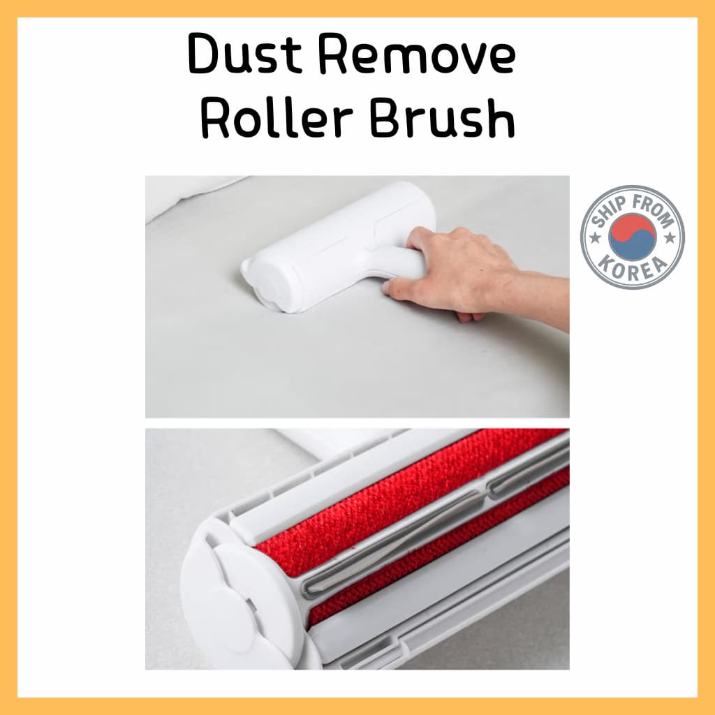 Escova De Rolo Para Remoção De Poeira – Reutilizável , Sem Adesivos , Fácil Limpeza