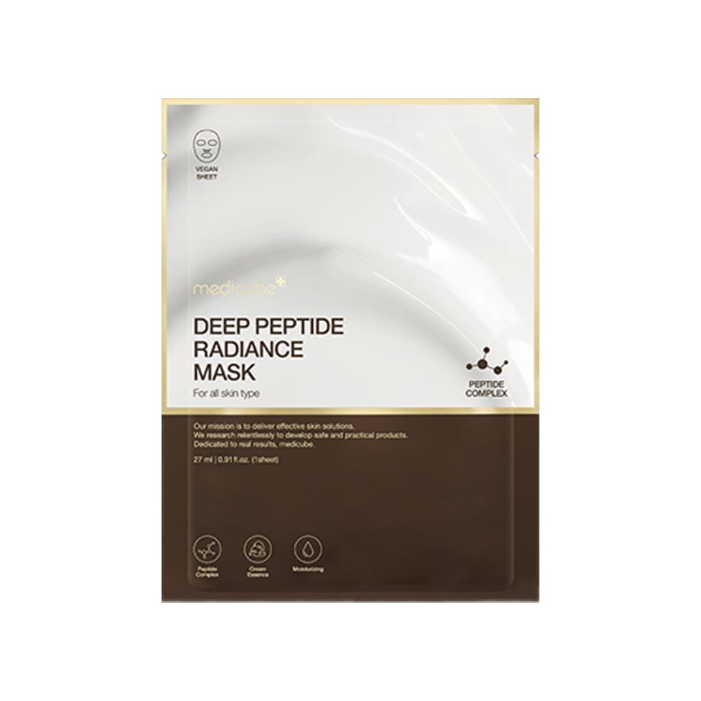 medicube deep peptide radiance mask 27ml 1ea