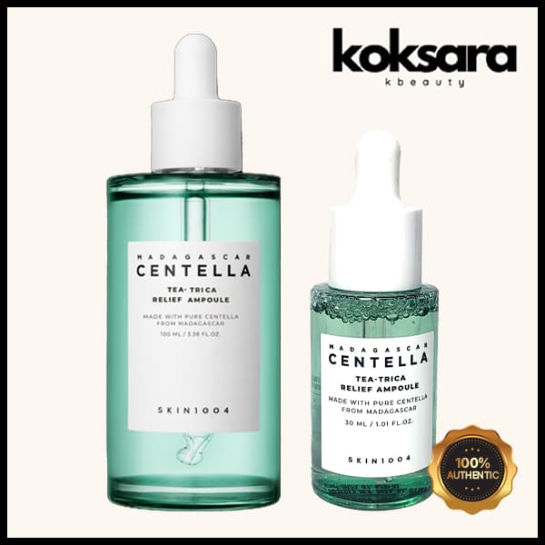 Skin1004 madagascar tea-trica relief ampoule 100ml/30ml