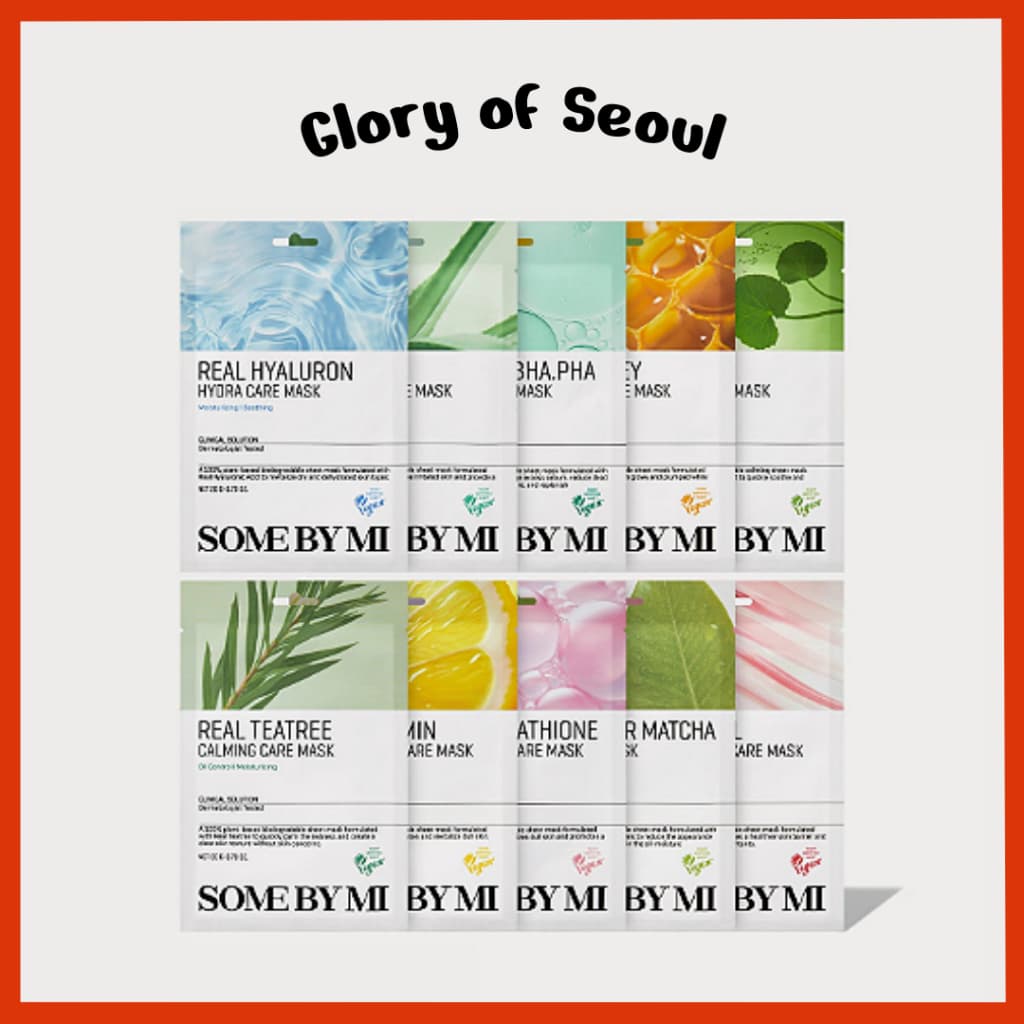 SOME BY MI Máscara Real Mask Care, 1un (10 Tipos)