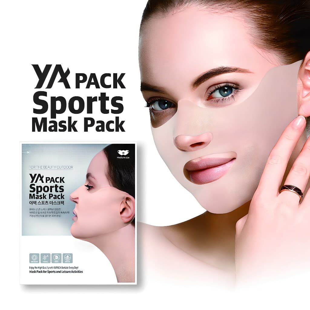 [4 Folhas] Máscara De Golfe Funcional De Hidrogel Para Exterior Com Proteção UV YAPACK