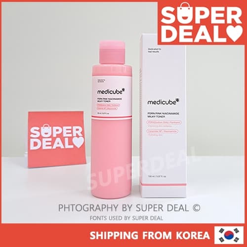 [Enviado da Coreia] Medicube PDRN Pink Niacinamide Milky Toner 150ml