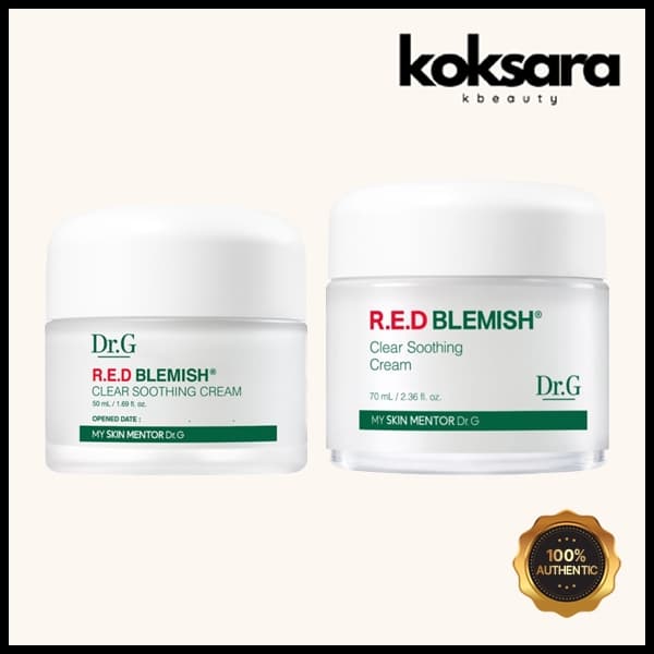 dr.g red blemish clear soothing cream 50, 70ml