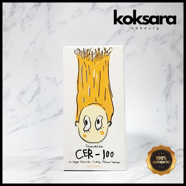 elizavecca cer 100 collagen ceramide coating protein hair treatment 100ml