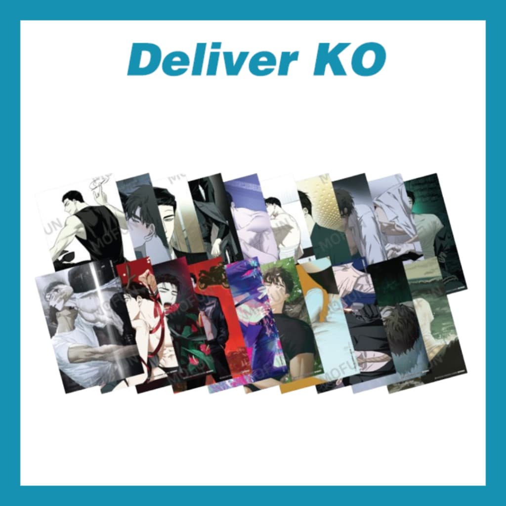 [Mercado Oficial] Lezhin Bomtoon < Under the Greenlight > Conjunto De Cartões Postais De Ilustração