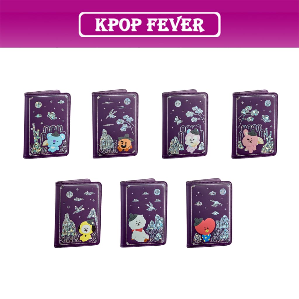 BTS X BT21 [Premium K Edition] Mother-of-pearl Graphic Passport Cover