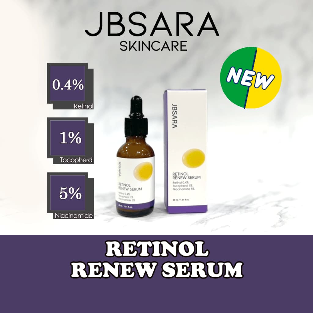JBSARA Retinol Renew Serum (Retinol 0.4% + Niacinamide 5%) 30ml