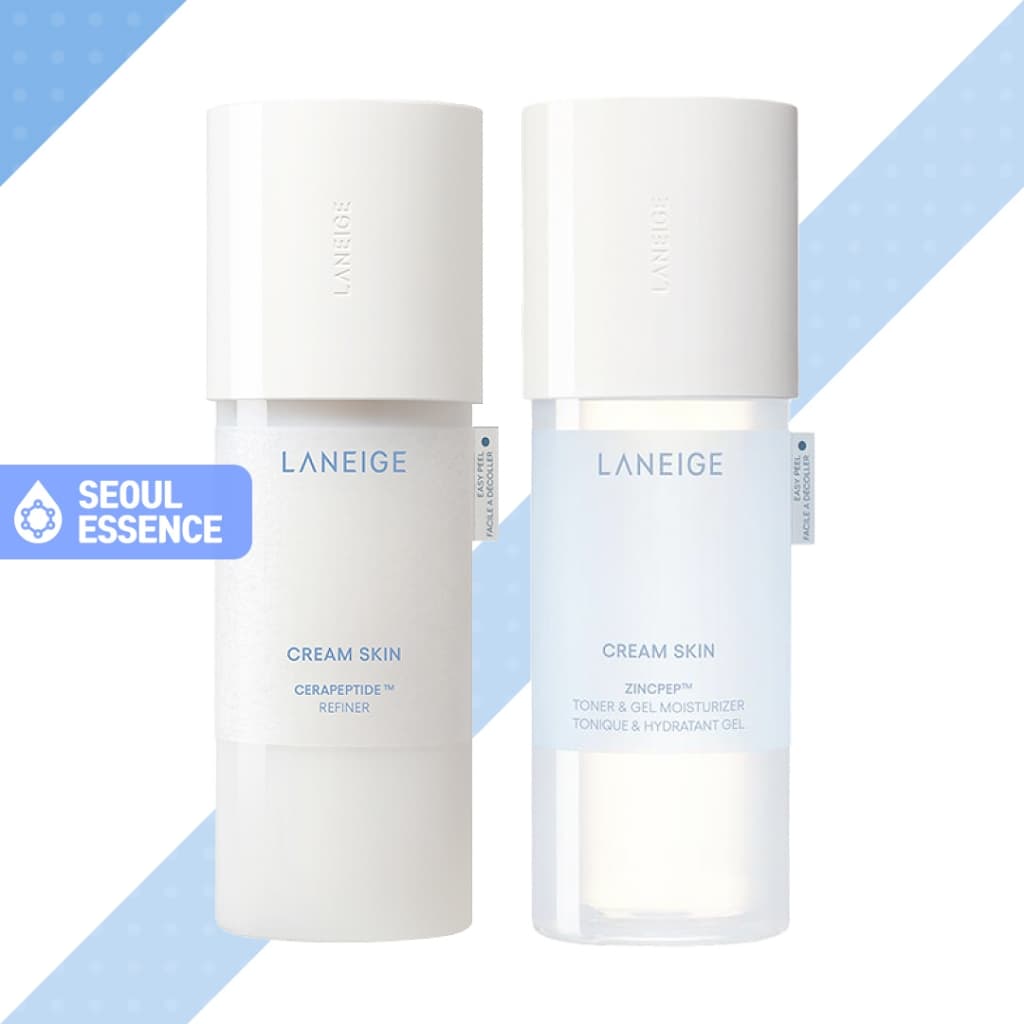 LANEIGE Creme Cerapeptídeo Para Peletm Refinador/Zincopeptm-Toner E Gel Hidratante , Tonique