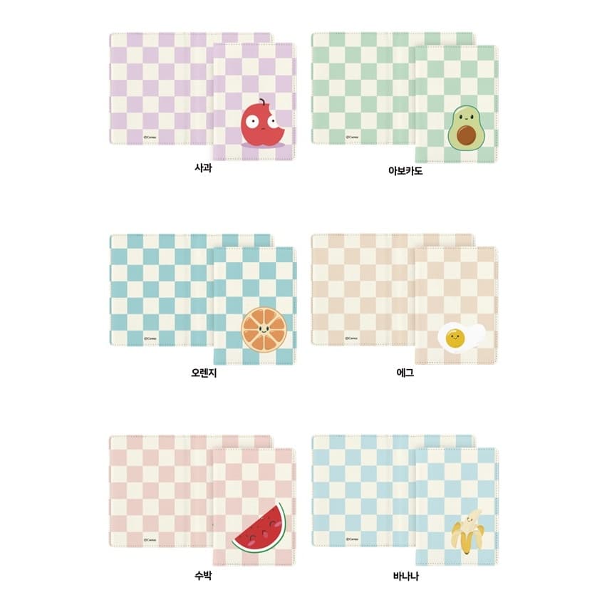 Capa De Couro Para Passaporte De Viagem Coreana RFID ANTI Skimming NTREE Fruit