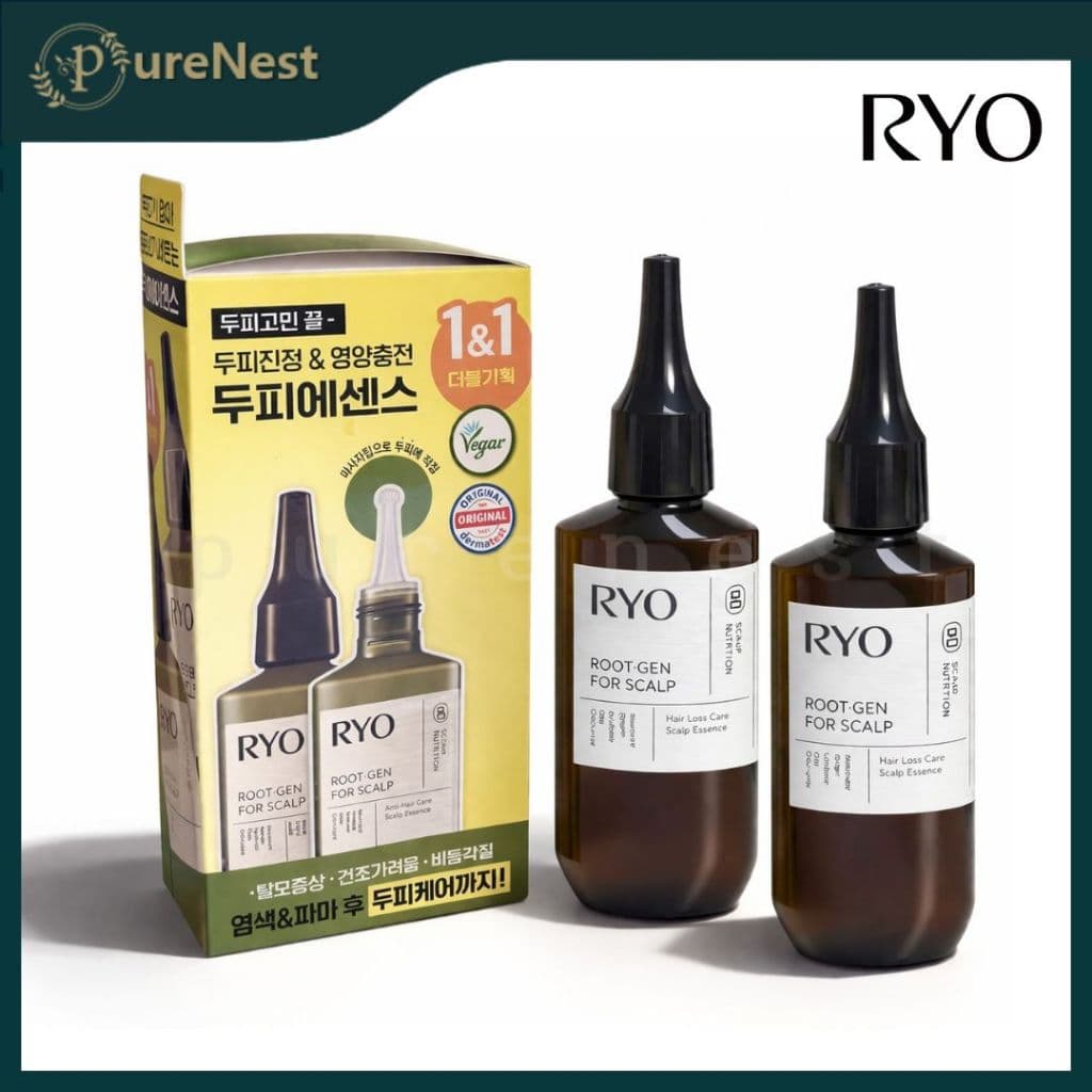 [RYO] Essência para Couro Cabeludo com Queda de Cabelo Root:Gen 80ml (Vegana & Cuidado Refrescante)