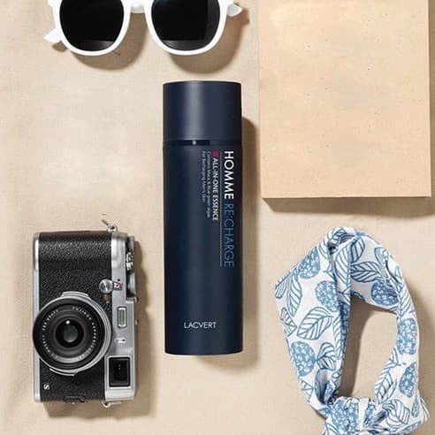 Lacvert Homme Recharge All-in-One Essence 150ml Cuidados Com A Pele Masculinos Antirrugas Clareador Loção 3 Em 1 Não Peg