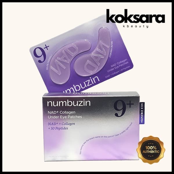 Numbuzin No.9 NAD+ Collagen Under Eye Patches 8g 1ea, 5ea