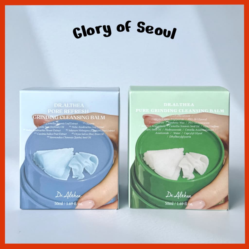 DR . ALTHEA Pure Grinding Cleansing Balm/Pore Refresh , 50mL (2 Tipos)