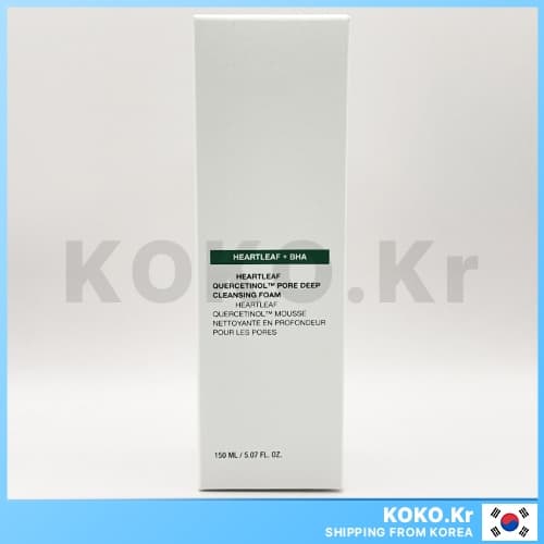Espuma De Limpeza Profunda De Poros Heartleaf Quercetinol 150ml Com Brindes