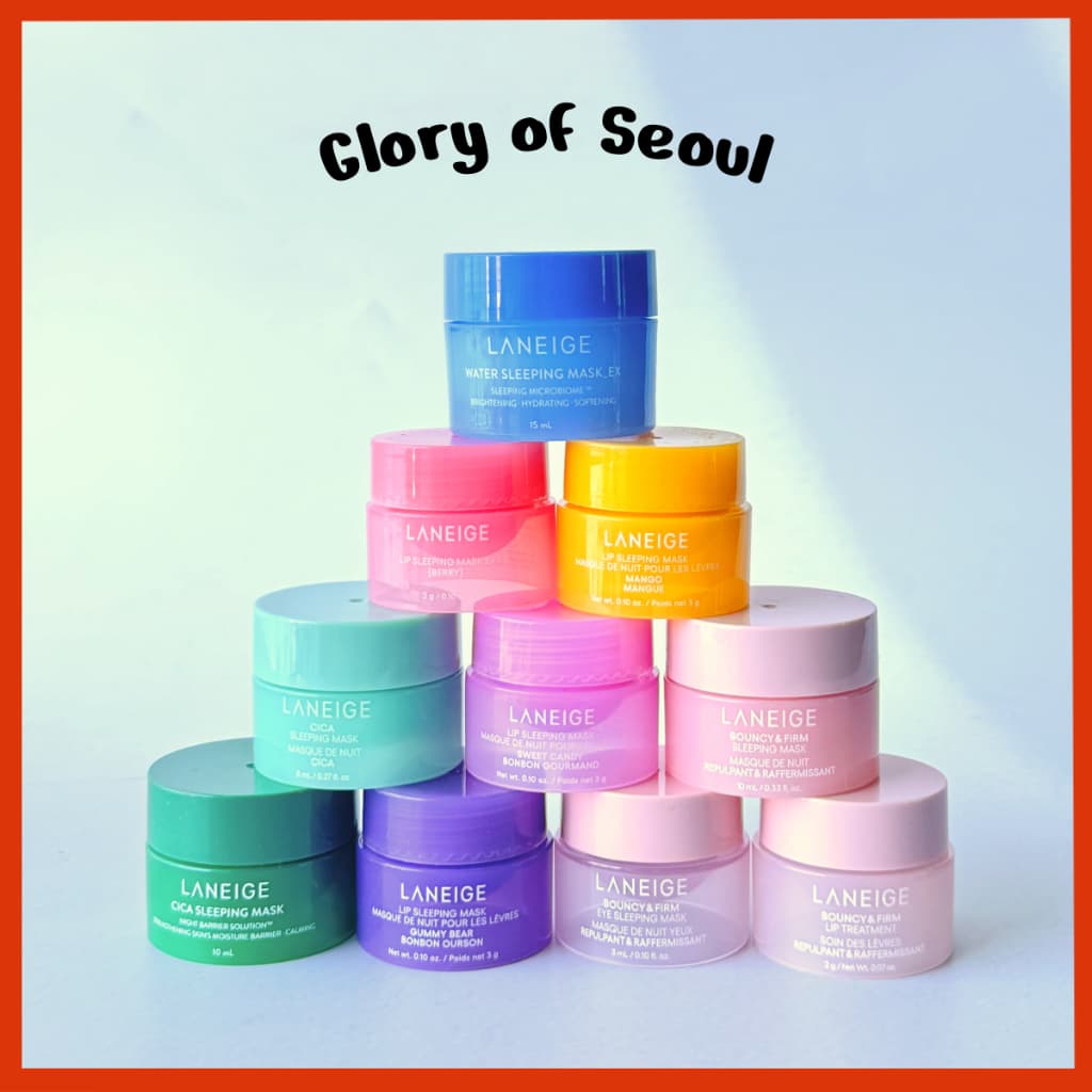 [MINI] Coleção De Máscaras De Dormir LANEIGE 10 Opções