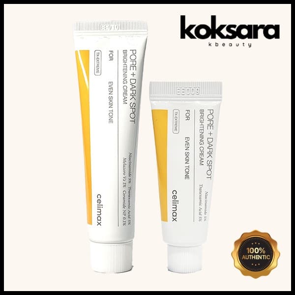 [KOKSARA.KBEAUTY] Celimax Brightening Pore+ Dark Spot Cream 35ml, 7ml