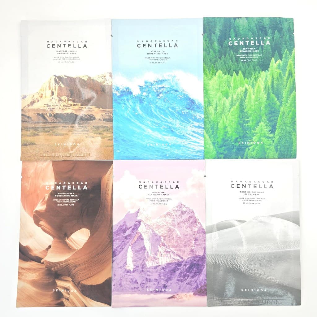 [Skin1004] Madagascar Centella Watergel/Tea-Trica/Probio-Cica/Poremizing/Tom Brightening/Máscara Hidratante