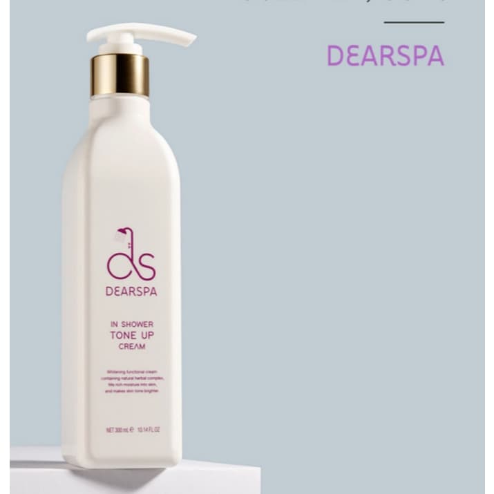 [DearSpa] Creme Tonificante In-shower 300 ml-Obtenha Pele Radiante E Sedosa , Direto Do Banho , Sem Sensação Pegajosa Hora De Espera !