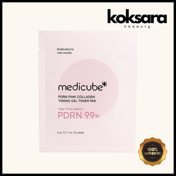 Medicube PDRN Pink Collagen Toning Gel Toner Pads 5g 2 pads