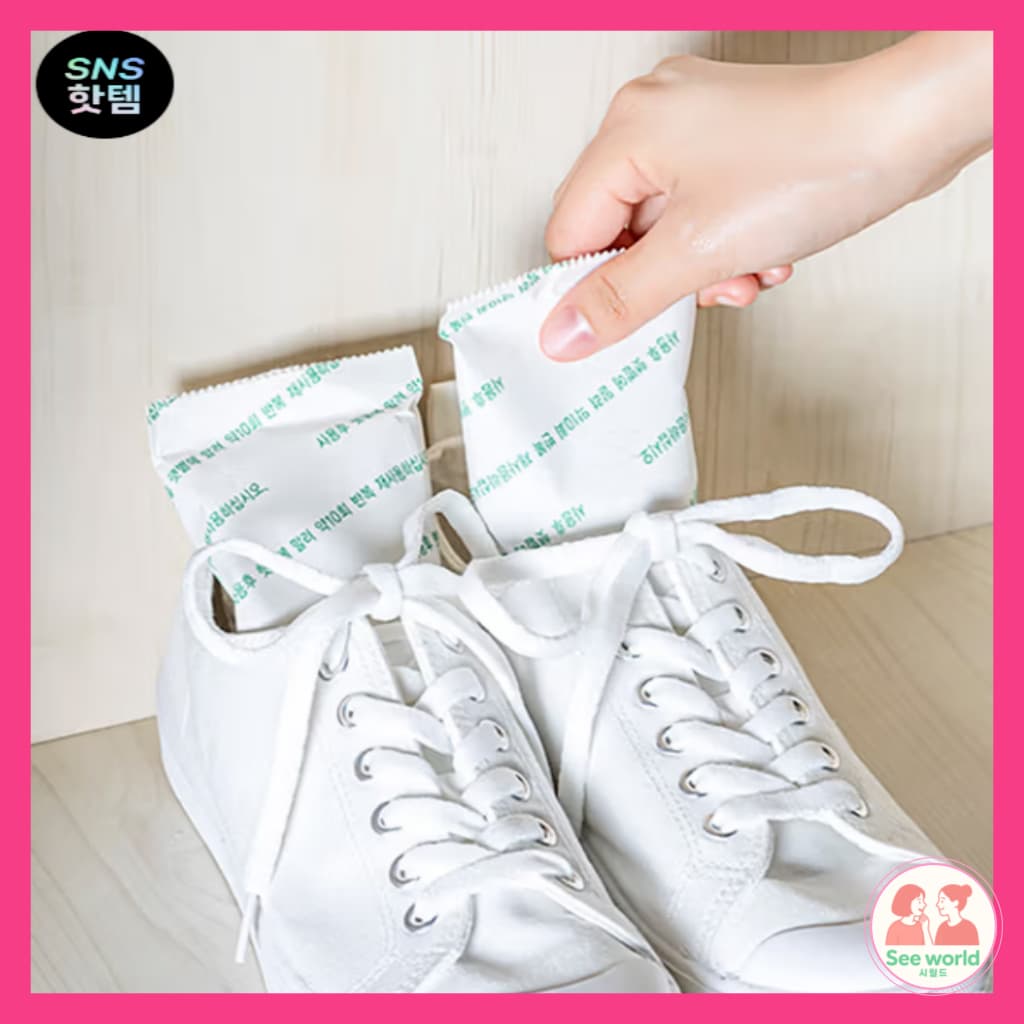 Sachês Desodorizantes Para Sapatos DAISO – Poderoso Eliminador De Odores , 10 (10g Cada , Total De 100g)