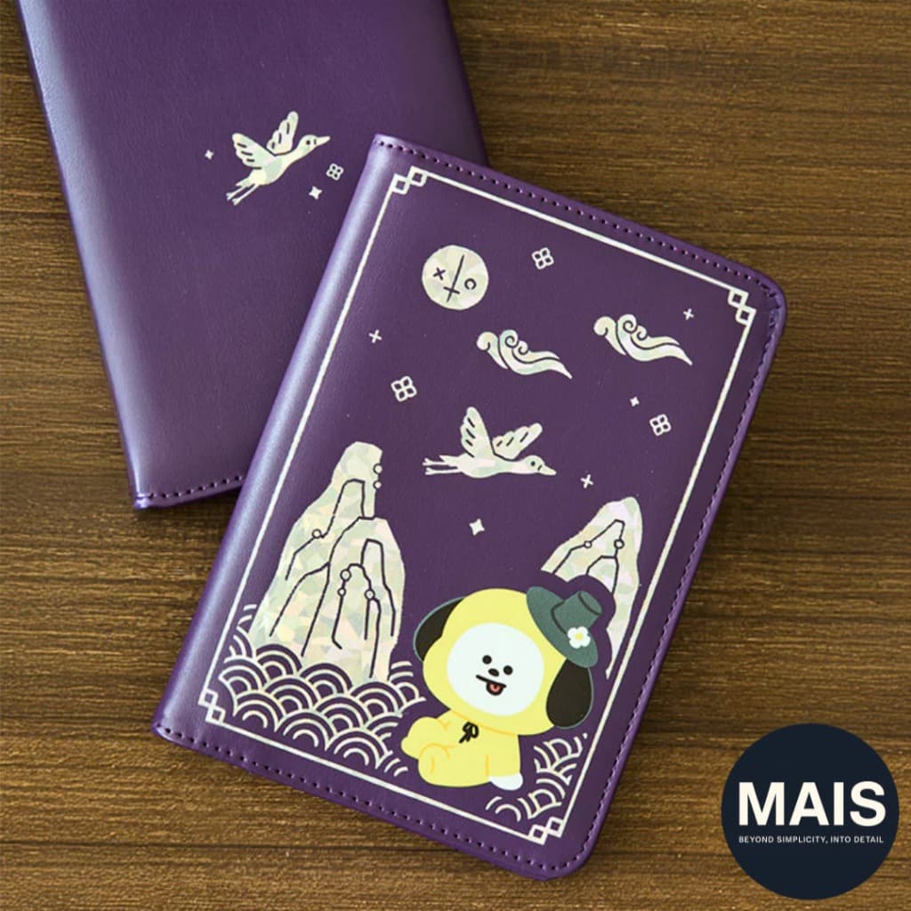 [BT21] Capa Para Passaporte Gráfica Madrepérola CHIMMY Premium K-Edition