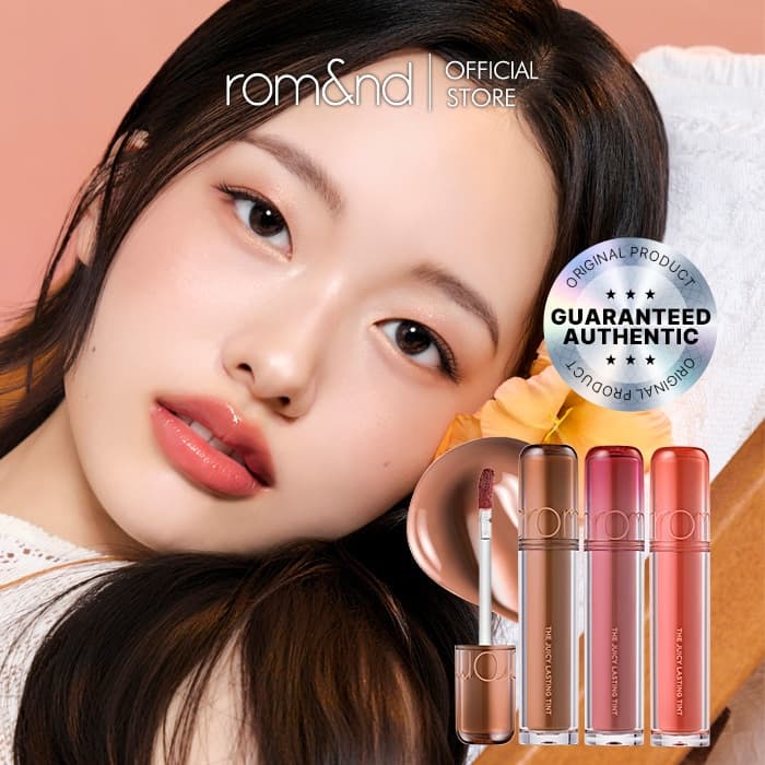 rom & nd O Novo Juicy Lasting Tint | Tonalidade Labial Orvalhada E Brilhante 3.5g 6 Cores Adicionadas ! Série Rara Suculenta