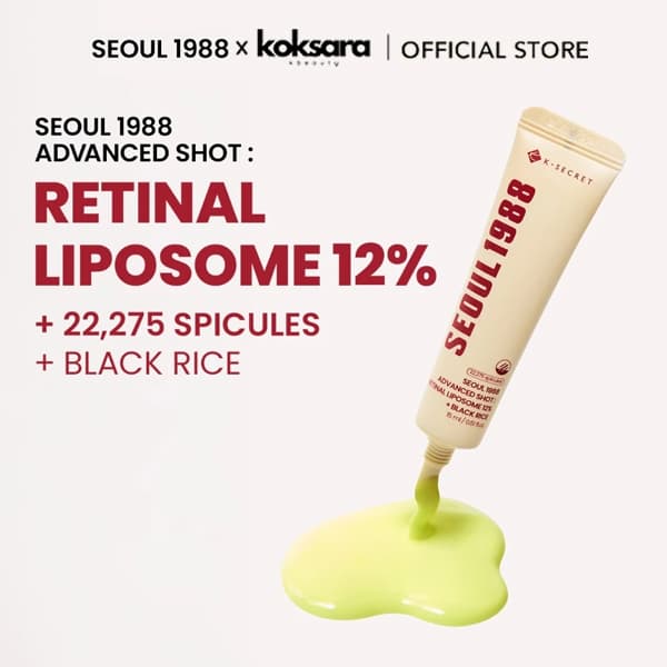 [OFFICIAL] SEOUL 1988 Advanced Shot Retinal Liposome 12% + Black Rice 15ml