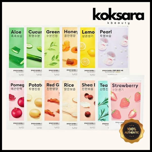 Máscara Em Folha missha Arejada 13 Tipos 1ea 19g