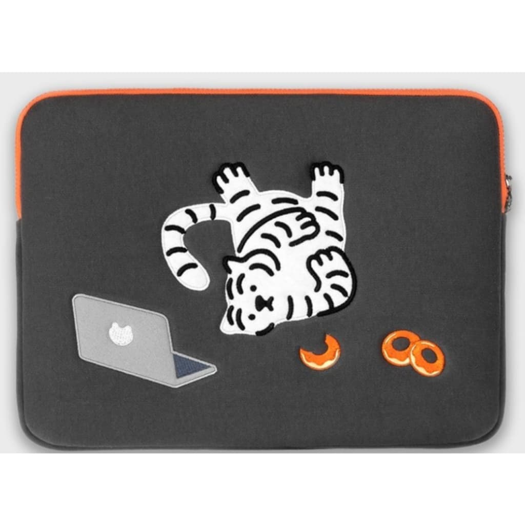 Bolsa Para Laptop/iPad MUZIK Tiger Donut (3 Tamanhos)