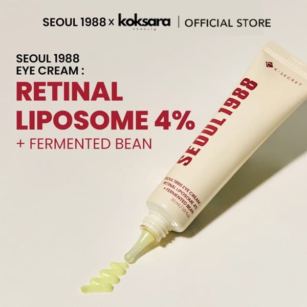 [OFFICIAL] SEOUL 1988 Retinal Liposome 4% + Fermented Soybean Eye Cream 30ml