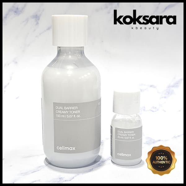 [KOKSARA.KBEAUTY] CELIMAX dual barrier creamy toner 150ml, 20ml