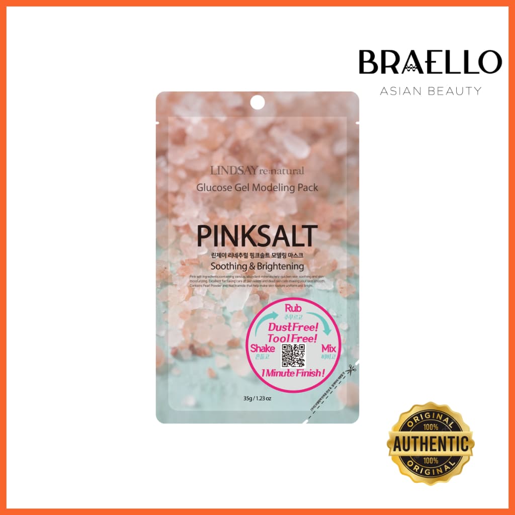 Lindsay Re Natural Modeling Mask Pouch Pinksalt 35g