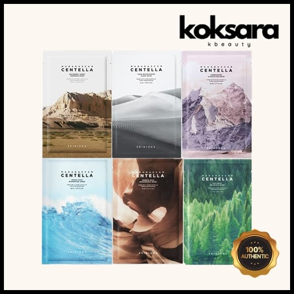 skin1004 madagascar centella mask 6types 1ea