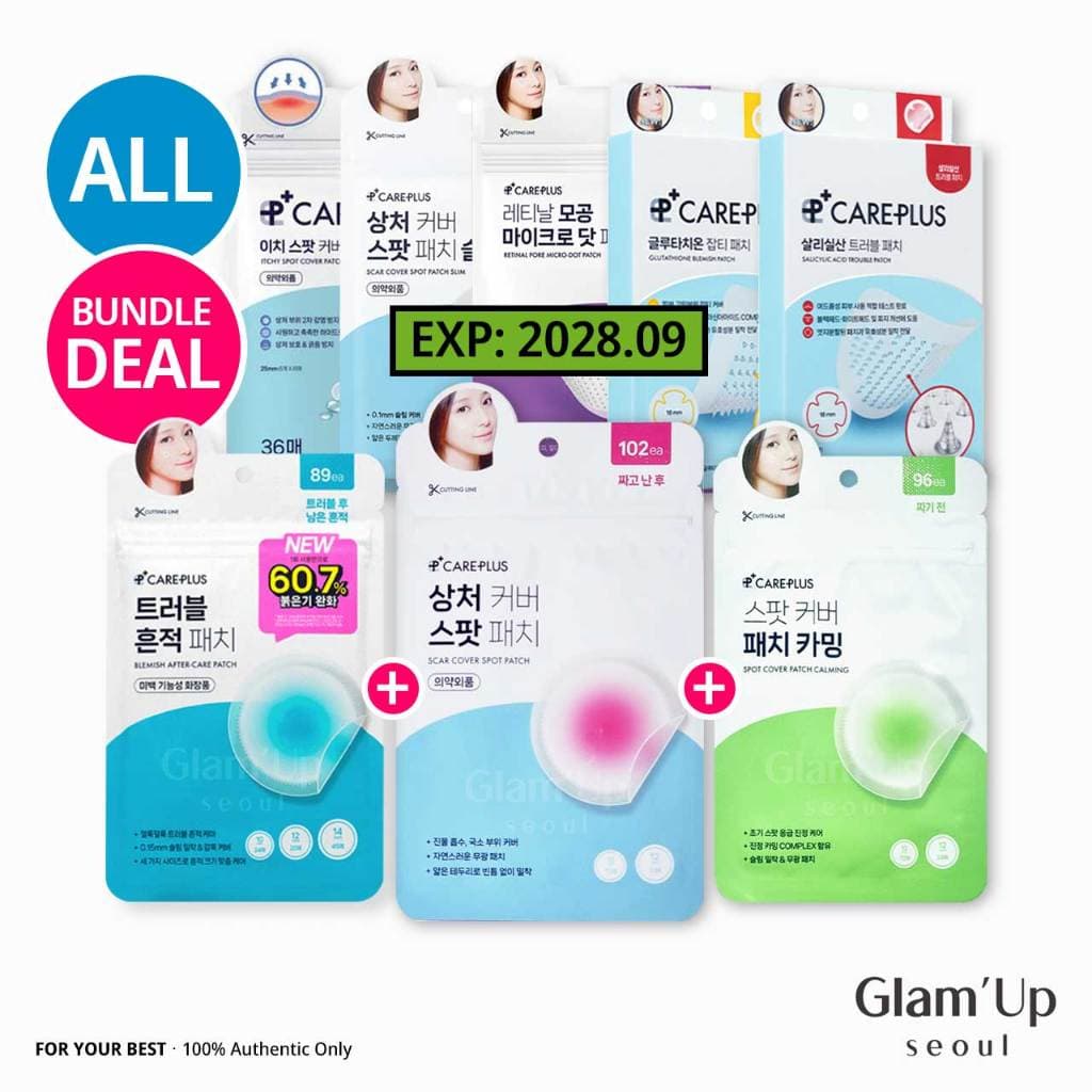 [Olive Young] (Pronta Entrega Coreano) Care Plus Patch para Espinhas Hydrocolóide l Adesivo para espinha (Original / Big / Calming / Micro Dot / Salicylic / Glutathione / Retinol) Careplus