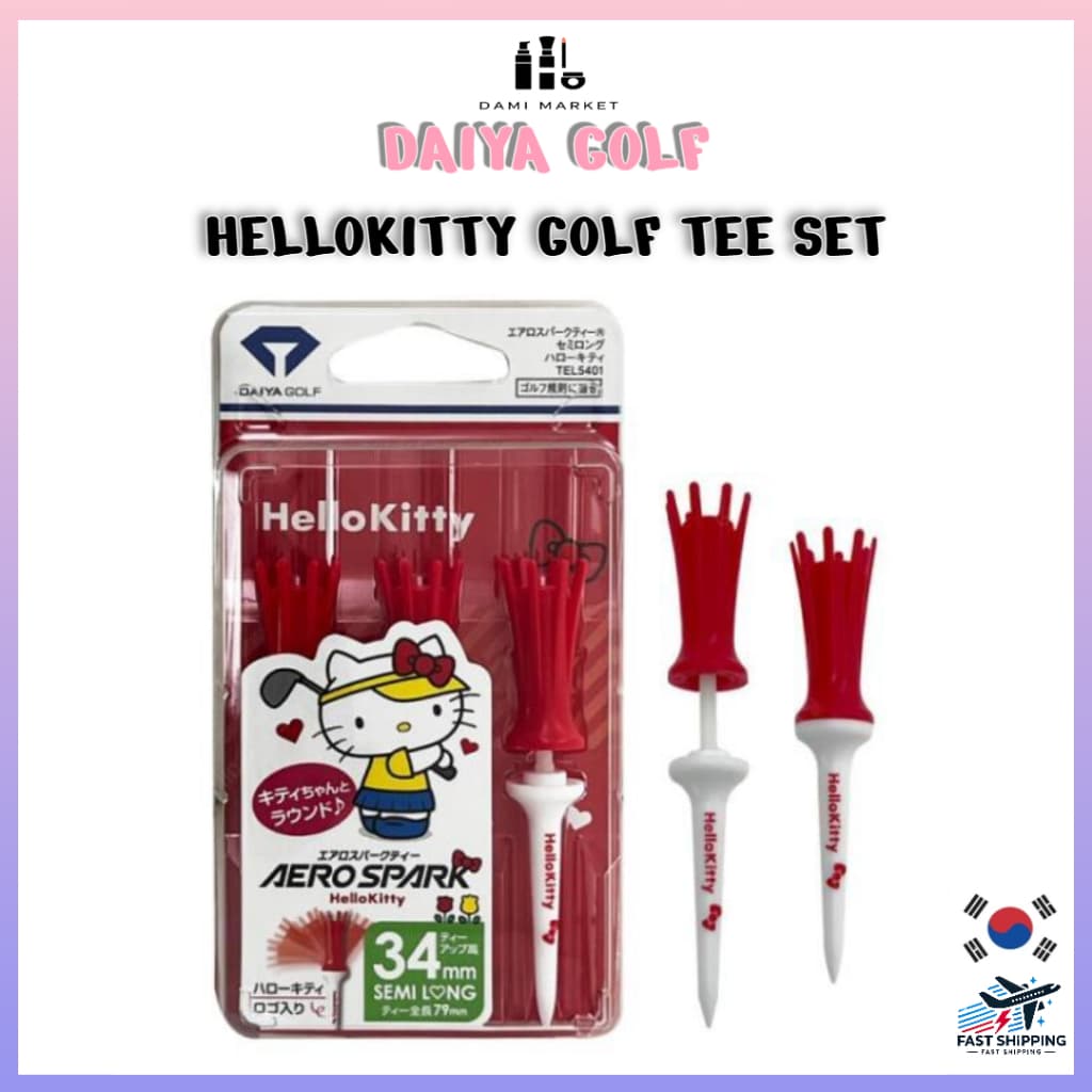 Camiseta De Golfe DAIYA AEROSPAK Hello Kitty