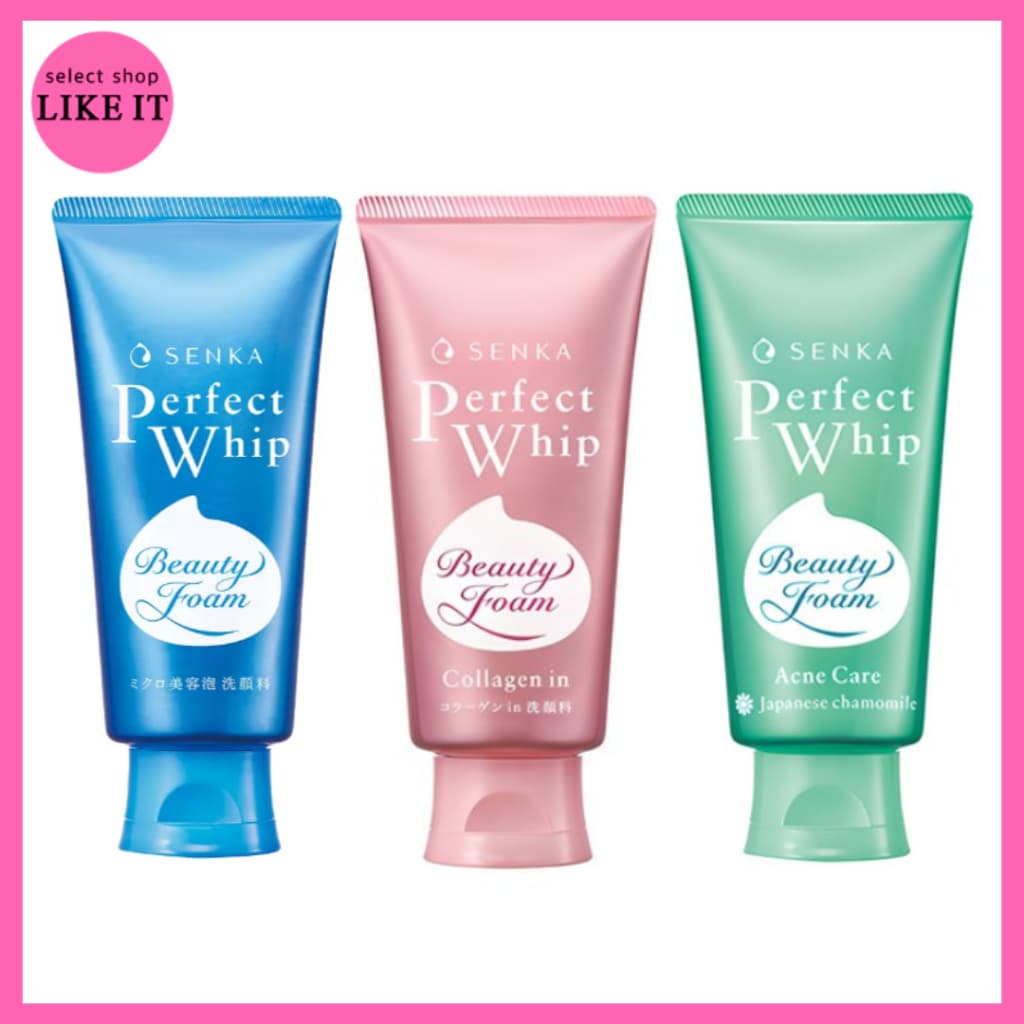 Senka Perfect Whip Facial Wash | Collagen | Acne Care | Shipping from Korea | Korea Beauty