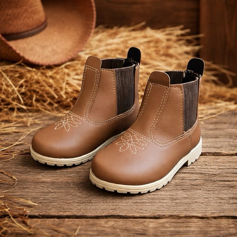 Bota Infantil Jeca Country com Elástico Lateral – Conforto e Estilo