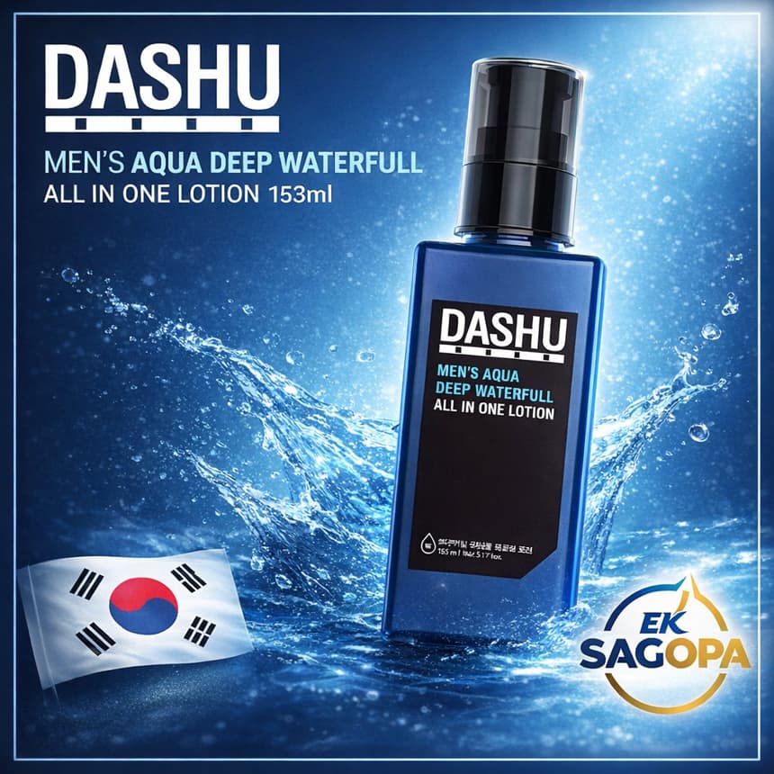 [DASHU] Loção Multifuncional Masculina Aqua Deep Waterfull * 153ml * 1 Unidade