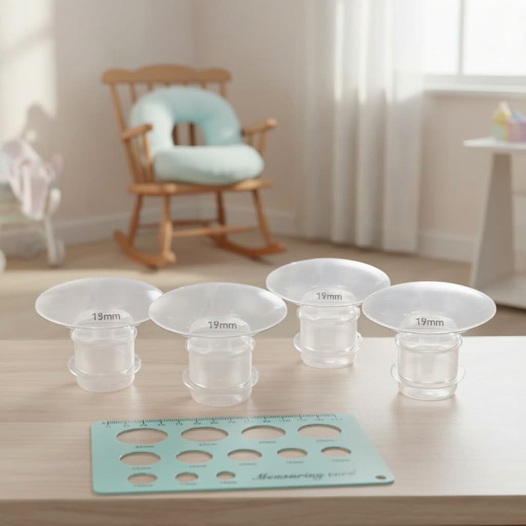  Flange Inserts 15mm 17mm 19mm 21mm para bombas de leite TSRETE Medela Momcozy S9 S9Pro S12 S12Pro