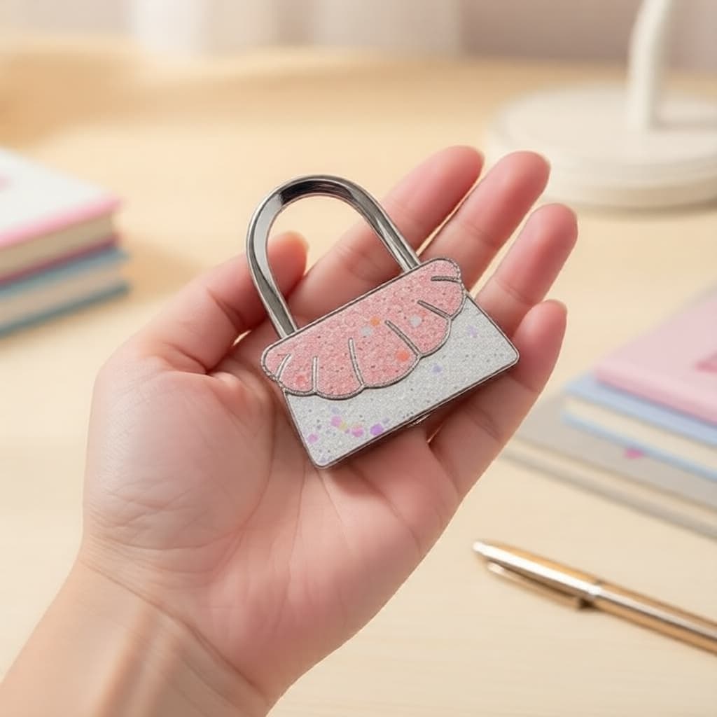  Gancho de Mesa Boho em Liga de Zinco para Bolsas e Carteiras