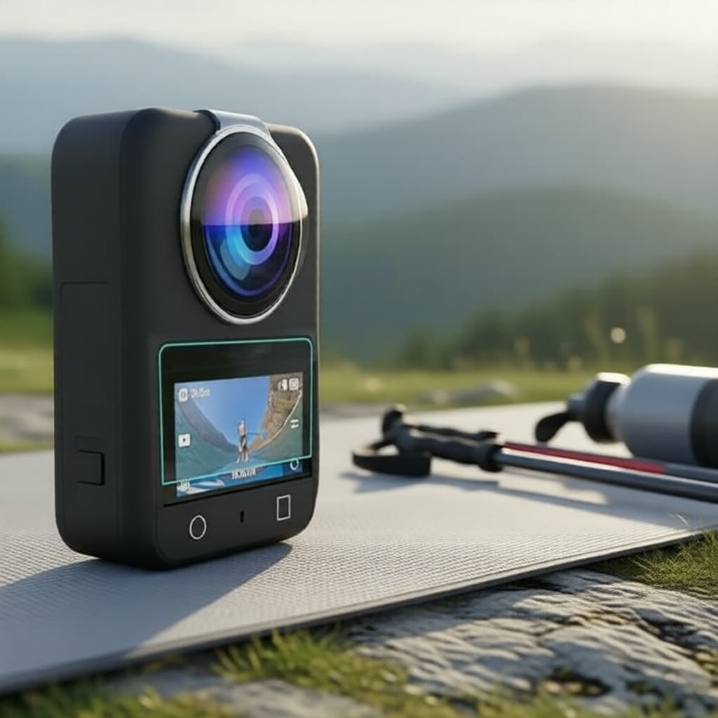  Protetor de Lente para Câmera de Ação DJI Osmo 360 Esférico de Vidro Temperado