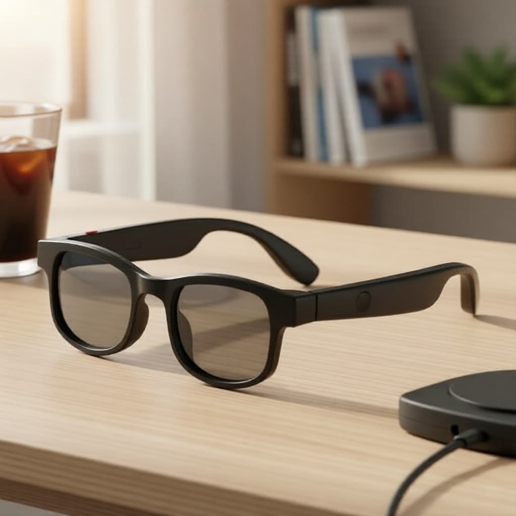  Óculos de Sol Inteligentes Bluetooth AI para Homens e Mulheres: Controle por Toque, Assistente de Voz, Música e