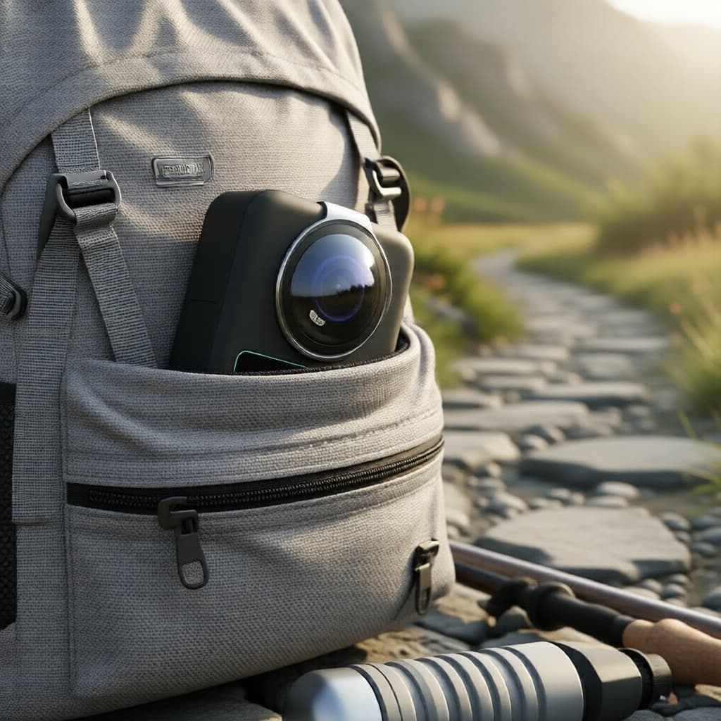  Câmera de Ação DJI Osmo Lente 360, Tampa de Lente PC & Protetor de Tela 9H