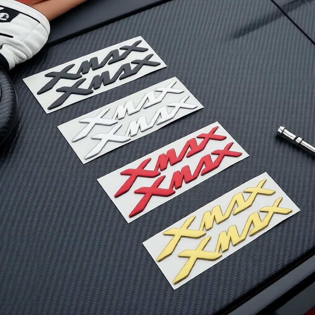  Emblema Macio com Logo 3D YAMAHA XMAX 300/250/400/125 para Personalização时尚款式