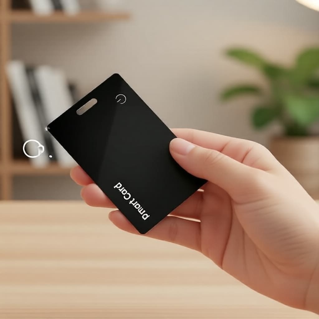  Cartão Rastreador Ultrafino para Android, Compatível com Aplicativo Google, Tag Inteligente Recarregável IP68